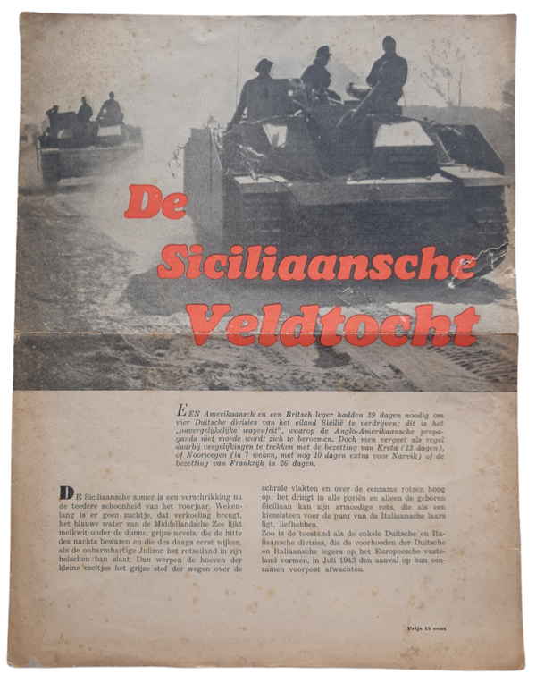 Flyer - De Siciliaansche Veldtocht