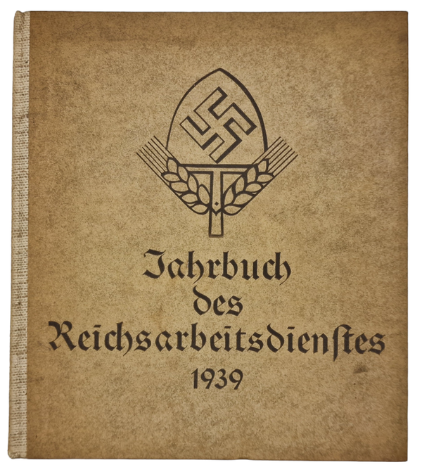 Original WW2 German RAD Book - Jahrbuch des Reichsarbeitsdienstes, Müller Brandenburg (1939)