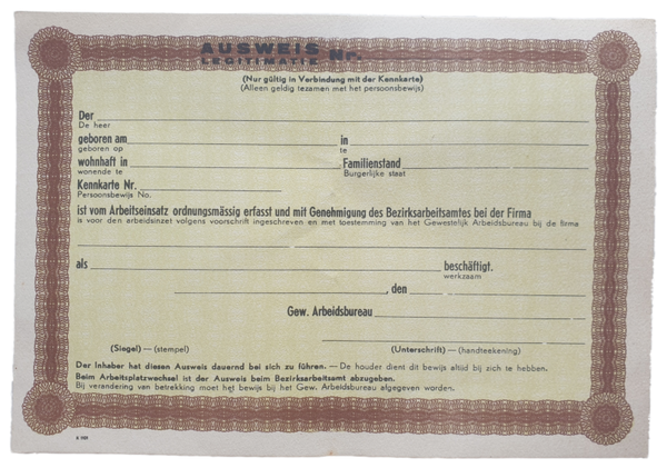 Unused Ausweis
