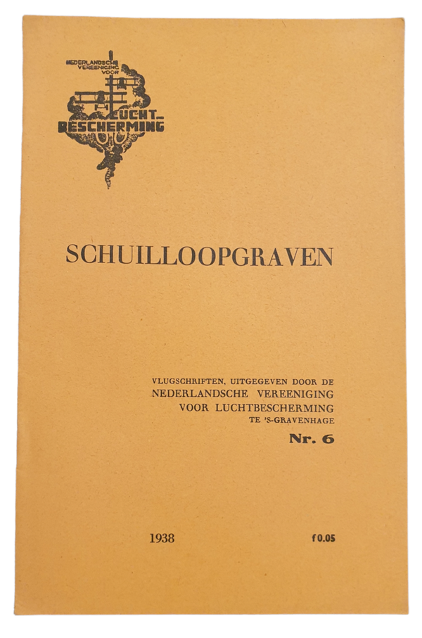 LBD - Luchtbeschermingsdienst brochure series Nr. 6 ''Schuilloopgraven'' (1938)
