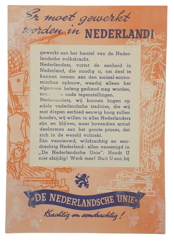 Flyer - De Nederlandsche Unie