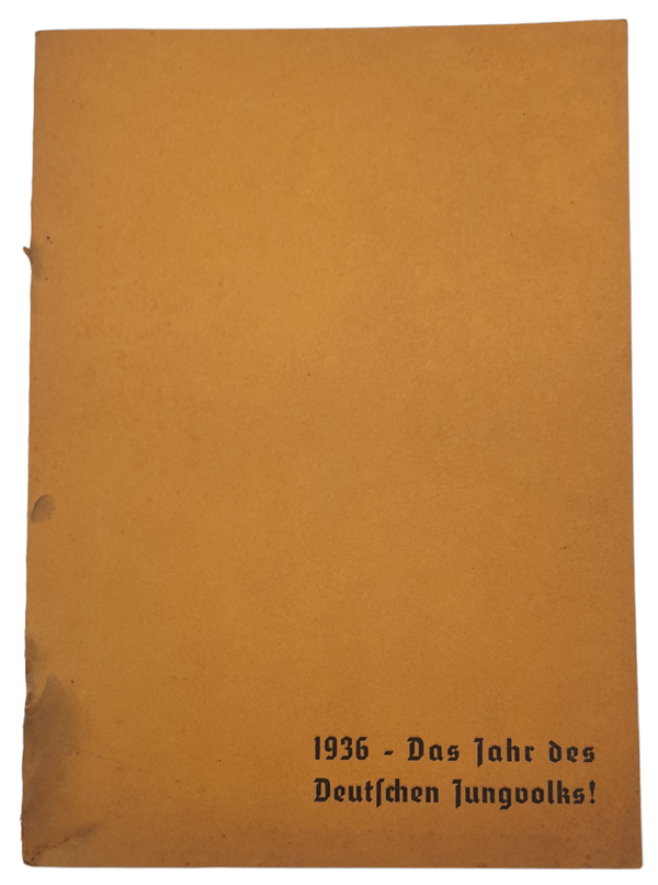Brochure - HJ Hitler Jugend 1936 - Das Jahr des Deutschen Jungvolks!