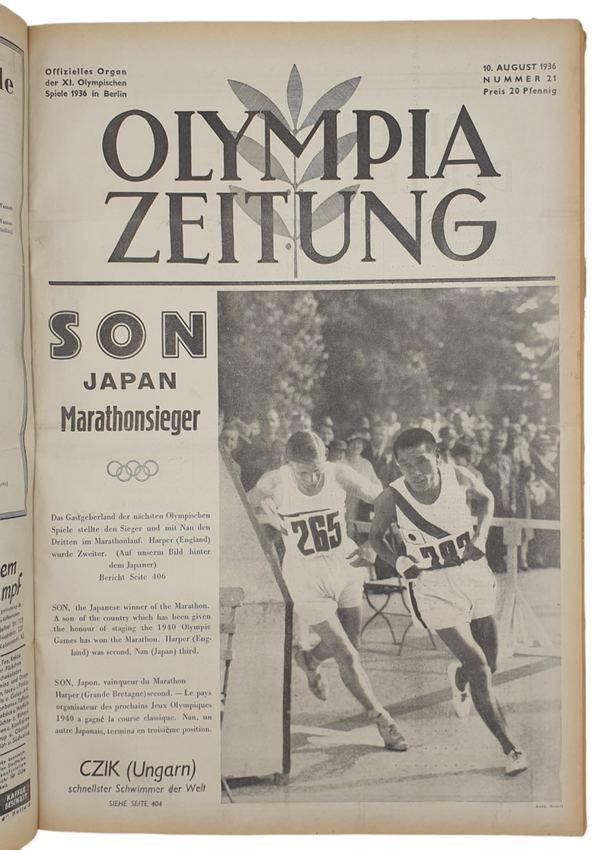 Magazine - Olympia Zeitung complete series, 30 issues (1936)