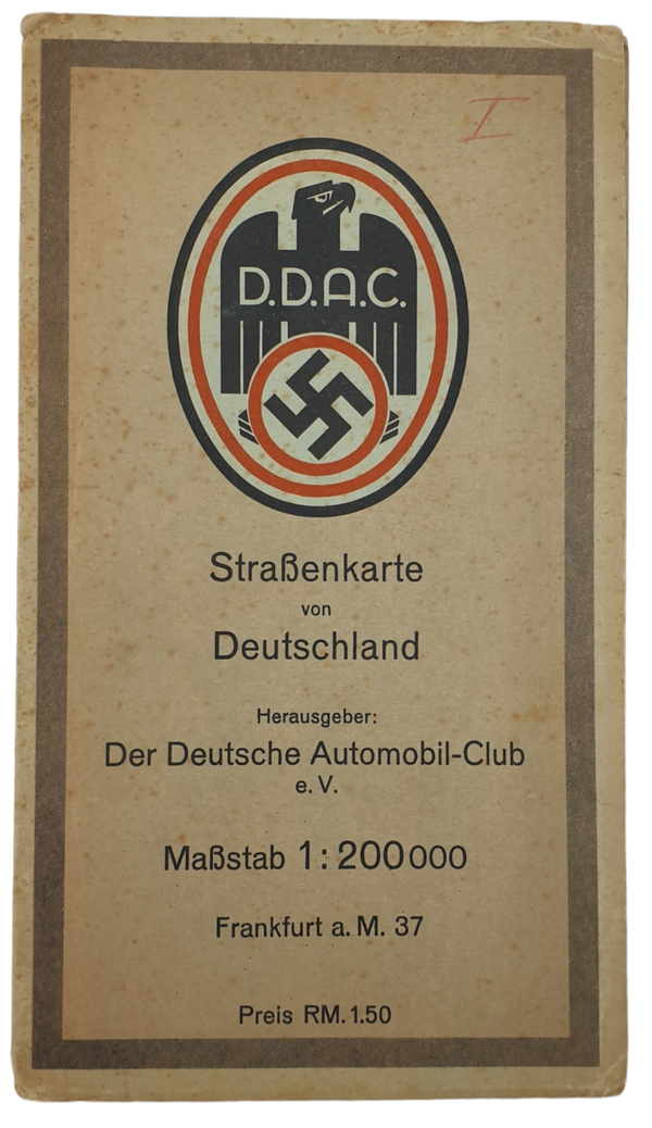 Map - DDAC Strassenkarte von Deutschland M 37 Frankfurt