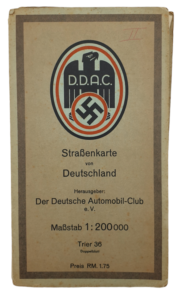 Map - DDAC Strassenkarte von Deutschland M 36