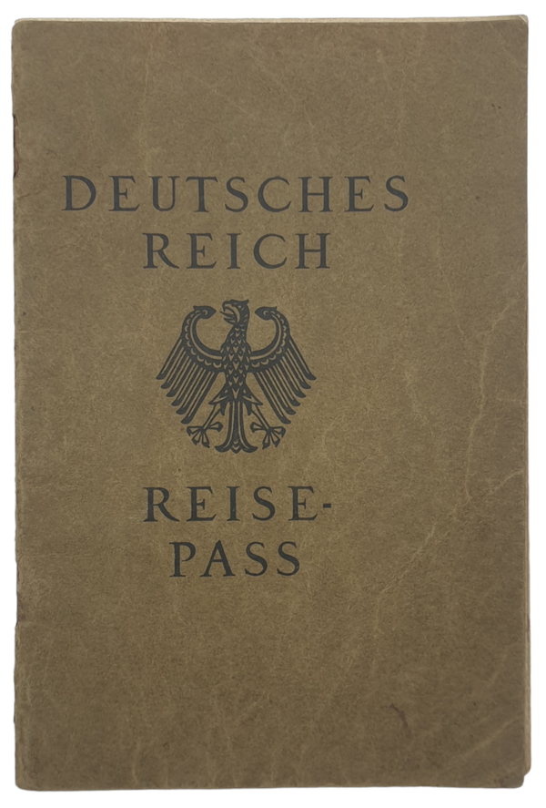 Original WW2 German Document - Deutsches Reich Reisepass (1923)