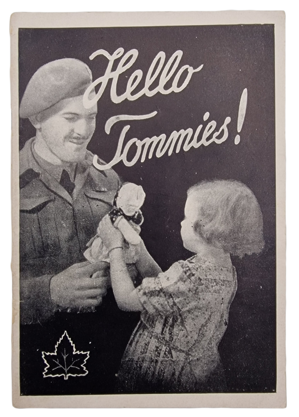 Original WW2 Dutch Liberation Book - Hello Tommies!, Johan Fruytier (1945)