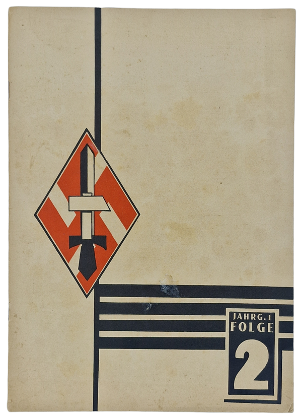 Original WW2 German Magazine - Der Fachschulstudent, 1st year No. 2 (1935)