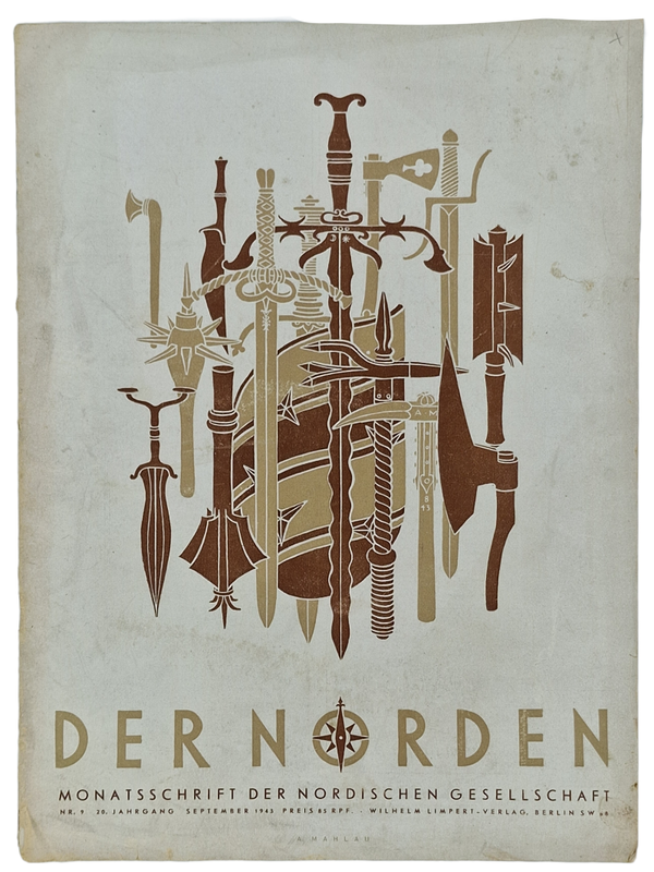 Original WW2 German Magazine - Der Norden No. 9 (1943)