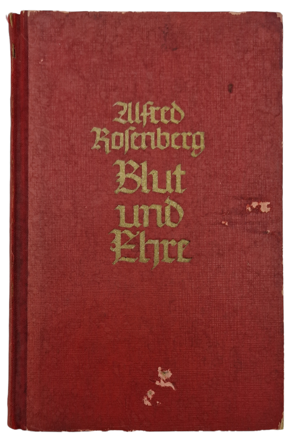 Original WW2 German Book - Blut und Ehre, Alfred Rosenberg (1942)