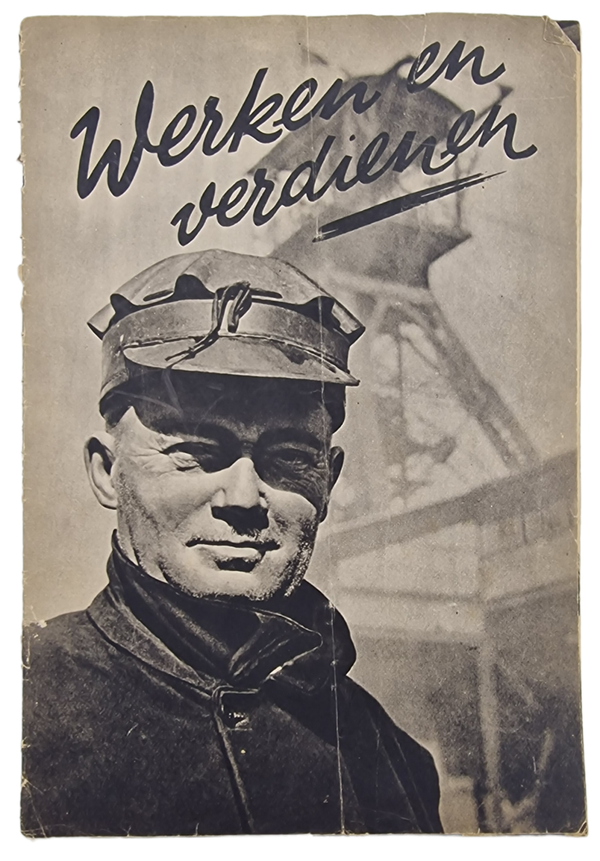 Original WW2 Dutch NSB Brochure - Werken en verdienen