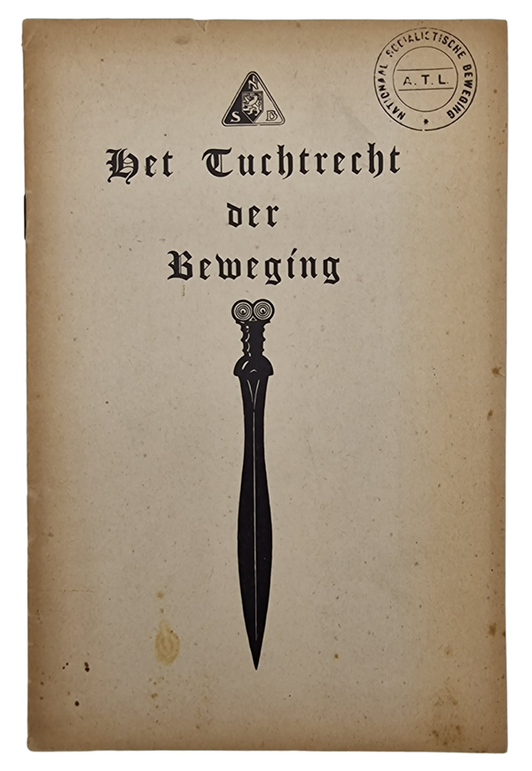 Original WW2 Dutch Collaboration NSB Brochure - Het Tuchtrecht der Beweging (1943)