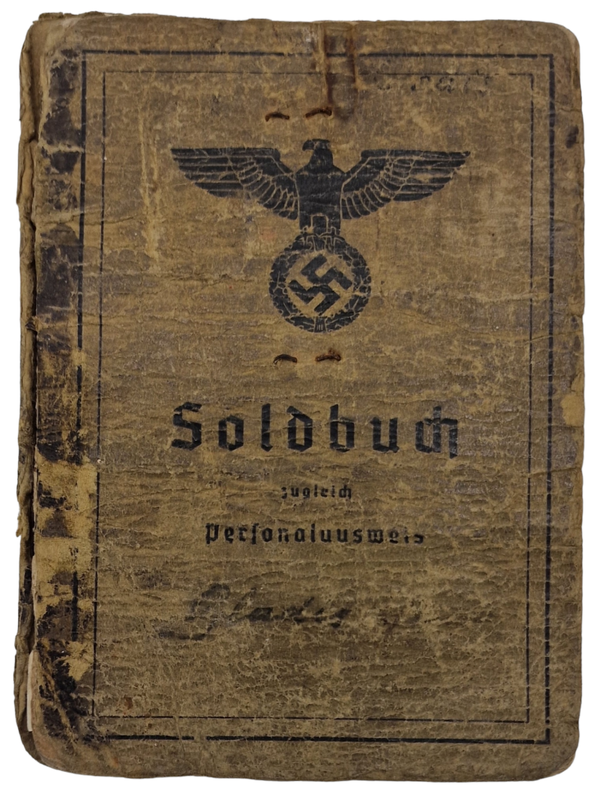 Original WW2 German Document - Soldbuch Sicherungs Regiment 200