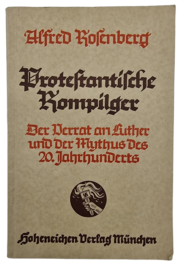 Original WW2 German Brochure - Protestantische Rompilger, Alfred Rosenberg (1937)