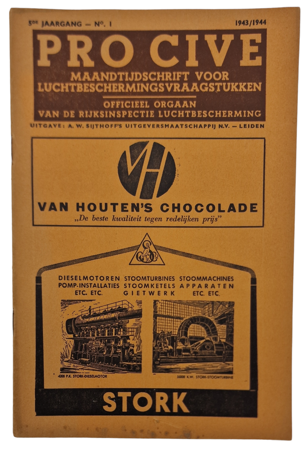 Original WW2 Dutch  Brochure - LBD Pro Cive 5th year No. 2 (1944)