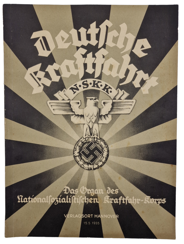 Original WW2 German Magazine - NSKK Deutsche Kraftfahrt, Heft 5 (1935)