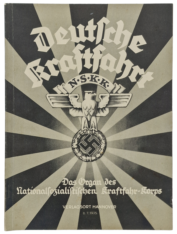 Original WW2 German Magazine - NSKK Deutsche Kraftfahrt, Heft 9 (1935)