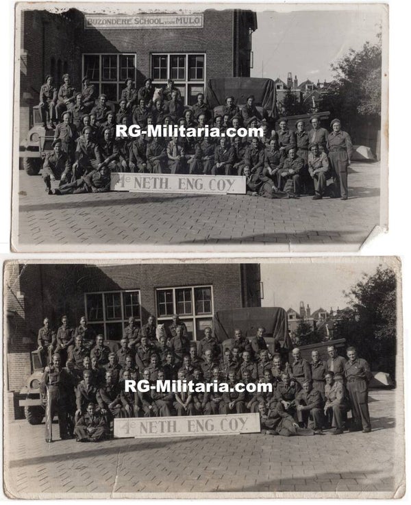 Original WW2 Dutch Document - 4e Neth. Eng. Coy in Dordrecht (1945)