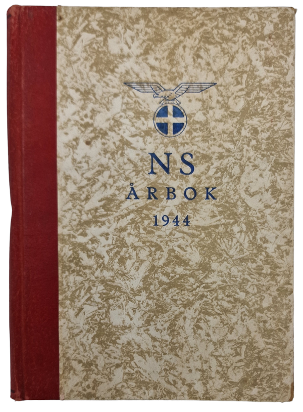 Original WW2 Norwegian Collaboration Book - Nasjonal Samling NS Arbok (1944)