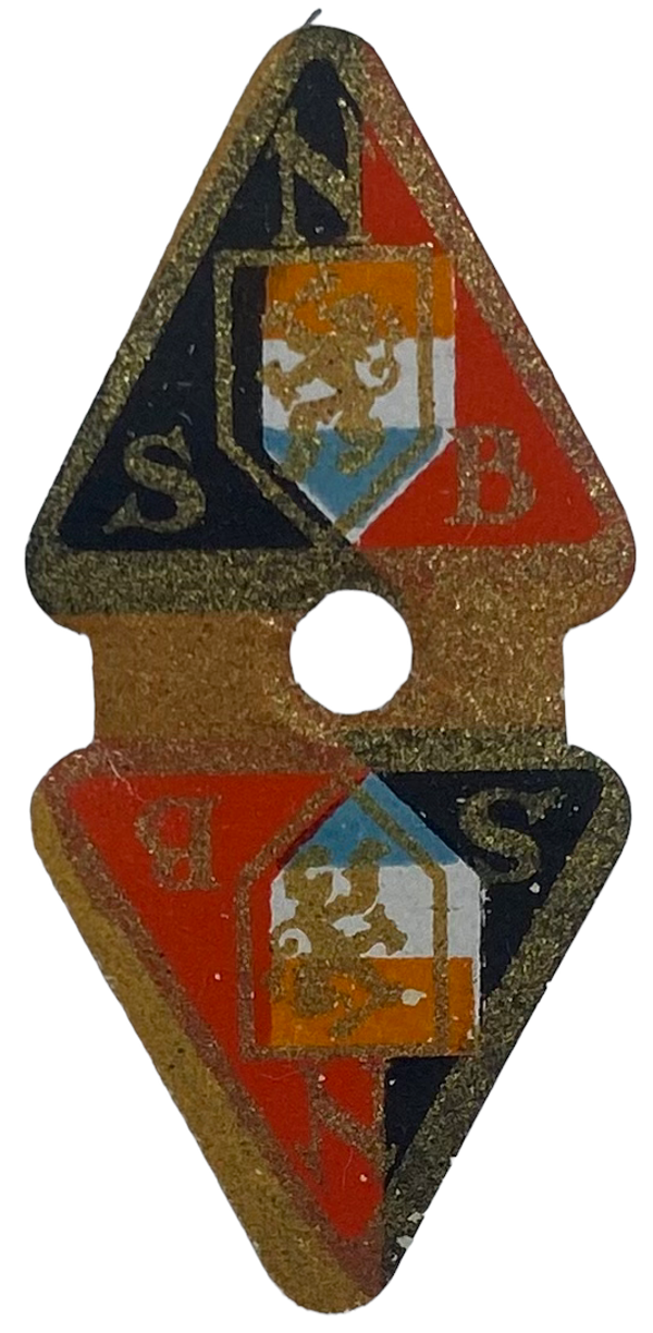 Original WW2 Dutch Collaboration NSB Document - Stamp seal