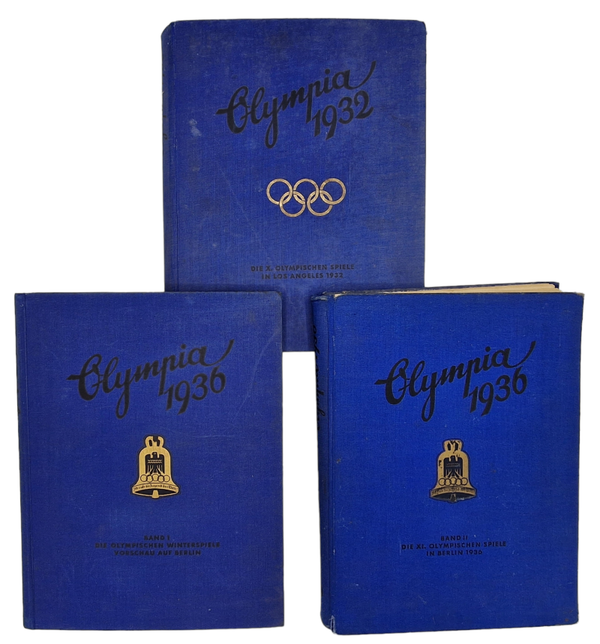 Original WW2 German Book - Olympia Band I & II (1932 & 1936)