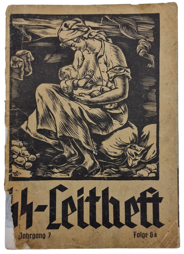 Original WW2 German SS Brochure - SS Leitheft 7th Year No. 6a (1941)