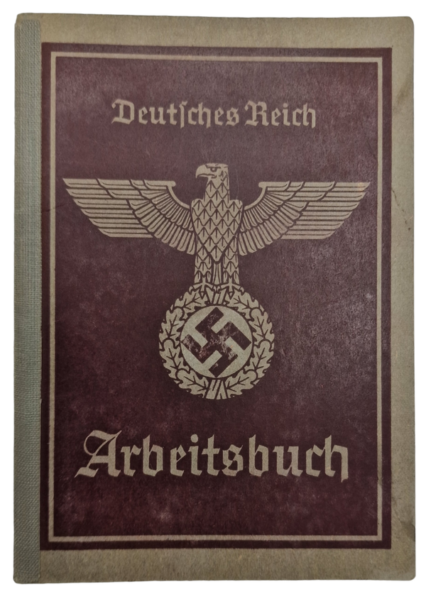 Original WW2 German Document - Arbeitsbuch, Wien (1943)