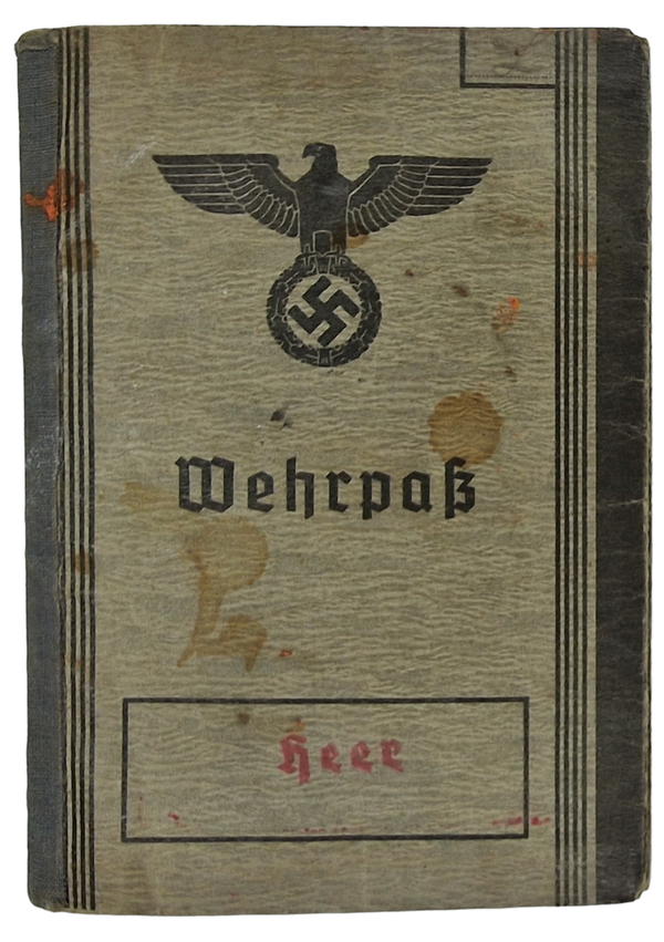 Original WW2 German Document - Wehrpass Magdeburg (1938)