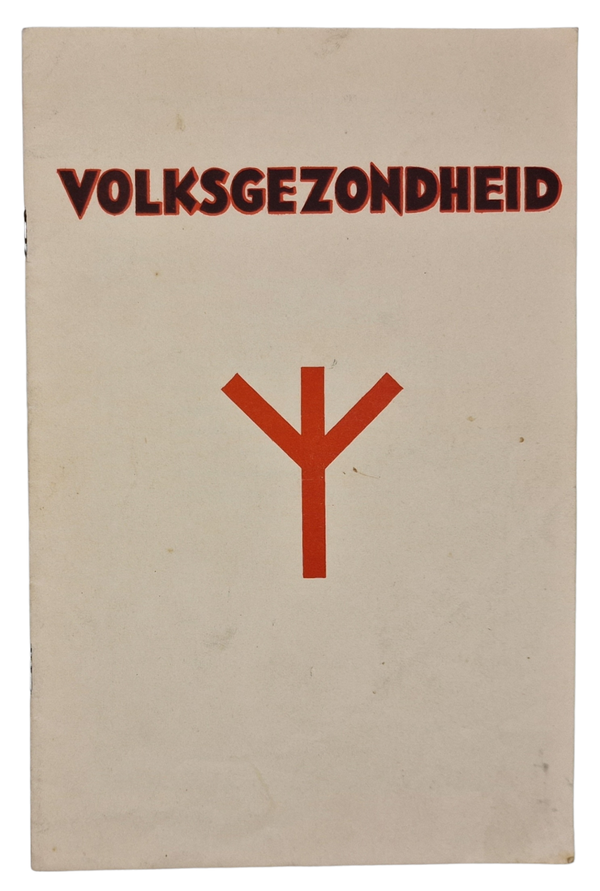 Original WW2 Dutch Collaboration NSB Magazine - Volksgezondheid Orgaan van Medisch Front 1st Year No. 1 (1941)