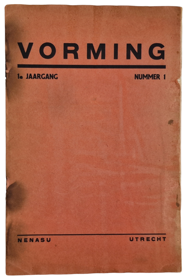 Original WW2 Dutch Collaboration NSB Magazine - Vorming 1st year No. 1 (1936)