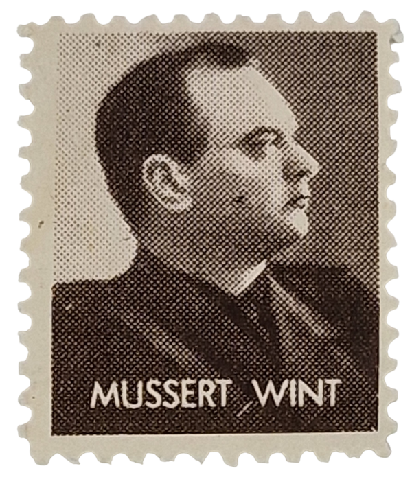 Original WW2 Dutch Collaboration NSB Seal - Mussert Wint