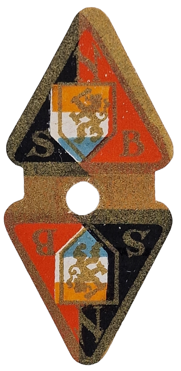 Original WW2 Dutch Collaboration NSB Document - Stamp seal