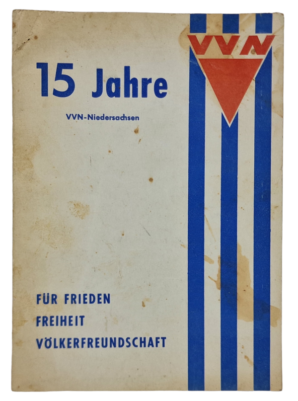 Original German Brochure - 15 Jahre VVN-Niedersachsen (1962)