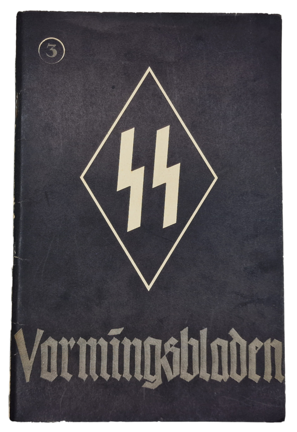 Original WW2 Dutch SS Brochure - Vormingsbladen der Germaansche SS, 1st Year No. 3 (1941)