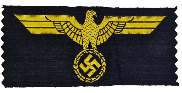 Original WW2 German Insignia - Belgian produced Kriegsmarine breast eagle, La Nominette