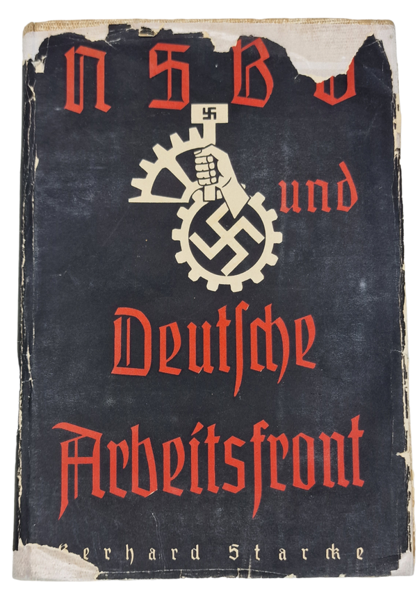 Original WW2 German Book - NSBO und Deutsche Arbeitsfront, Gerhard Starcke (1934)