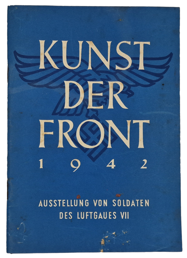 Original WW2 German Brochure - Kunst der Front, Ausstellung von Soldaten des Luftgaues VII (1942)