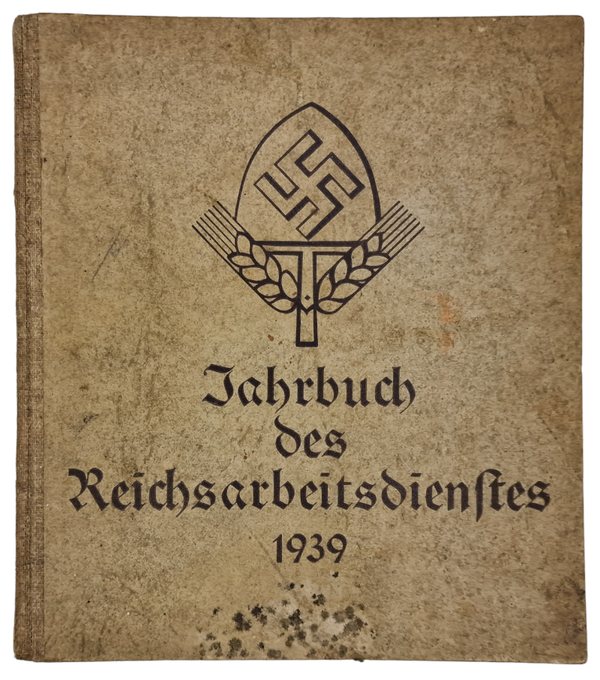 Original WW2 German Book - Jahrbuch des Reichsarbeitsdienstes, Müller Brandenburg (1939)