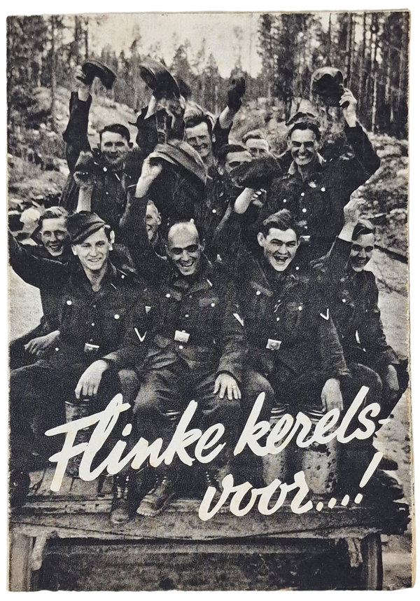 Original WW2 Dutch Waffen SS Volunteer Document - Flinke kerels voor...!