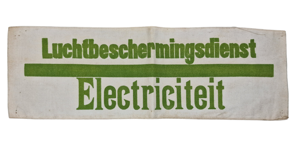 Original WW2 Dutch Armband - LBD Luchtbeschermingsdienst Elektriciteit armband