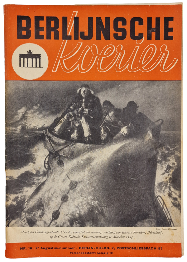 Original WW2 Dutch Collaboration Magazine - Berlijnsche Koerier, No. 16 (1943)