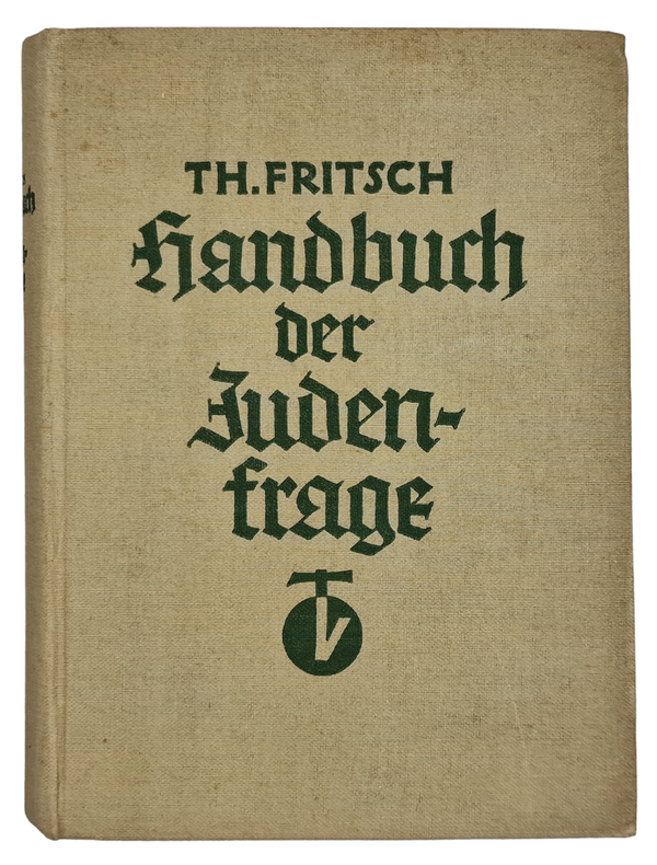 Original WW2 German Book - Handbuch der Judenfrage, T. H. Fritsch (1933)