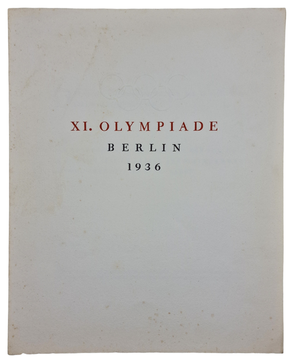 Original WW2 German Document - XI Olympiade Berlin, Olympics invitation guest of honor (1936)