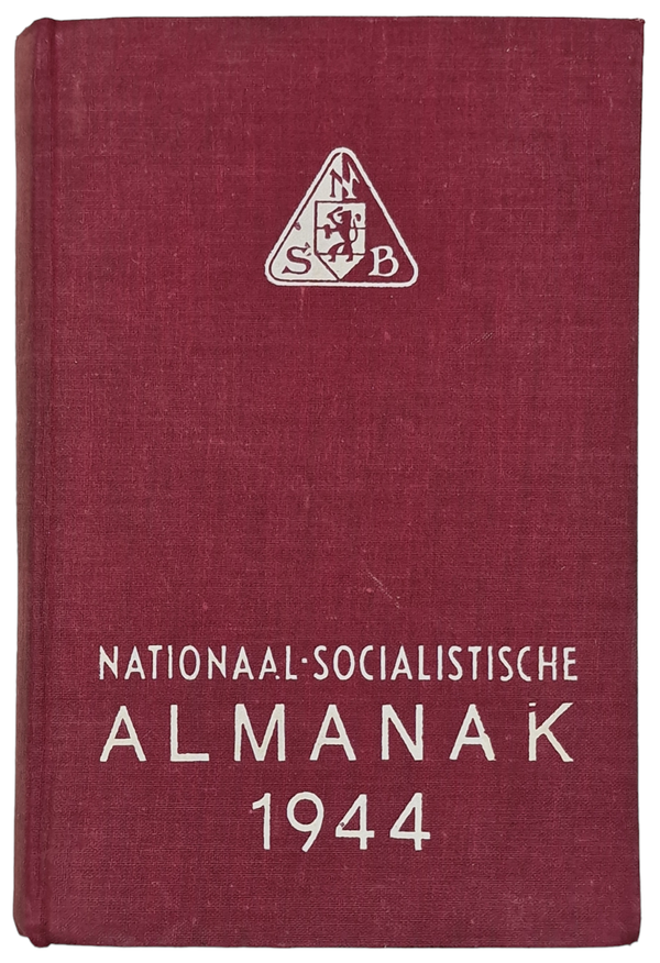Original WW2 Dutch Collaboration NSB Book - Nationaalsocialistische Almanak (1944)