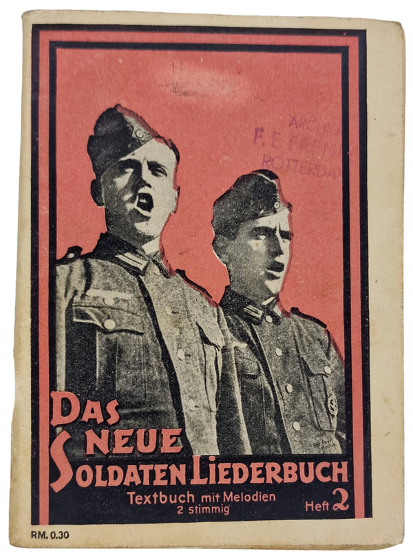Original WW2 German Brochure - Das Neue Soldaten Liederbuch Heft 2