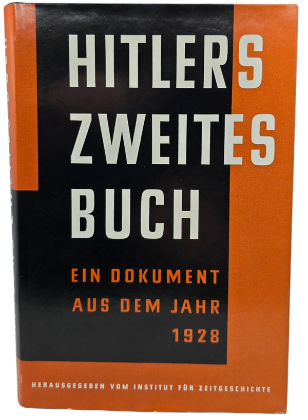 Original German Book - Hitlers Zweites buch, ein dokument aus dem jahr 1928 (1961)