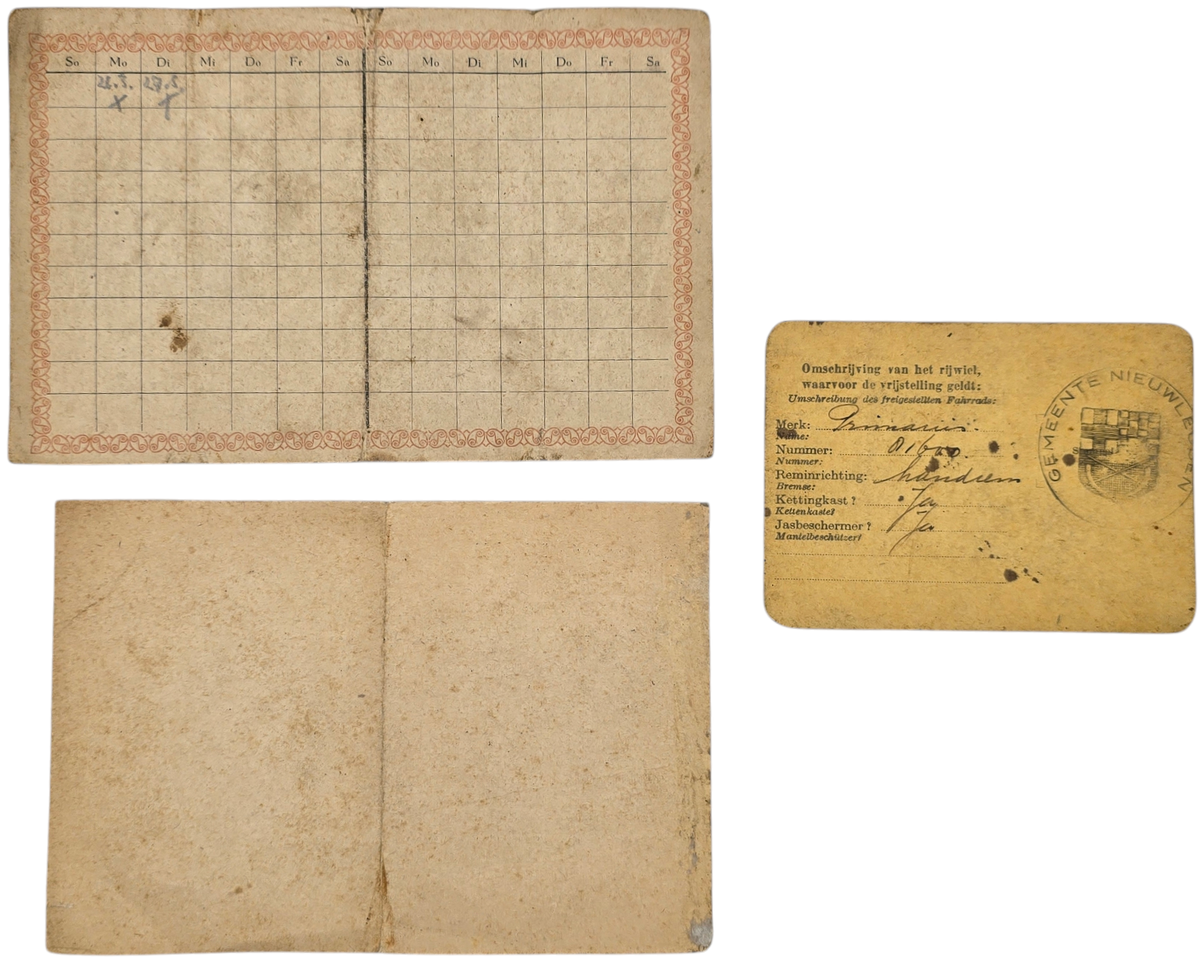 Original WW2 Dutch Document - NSDAP Bauabschnitt Meppel, Staphorst ...
