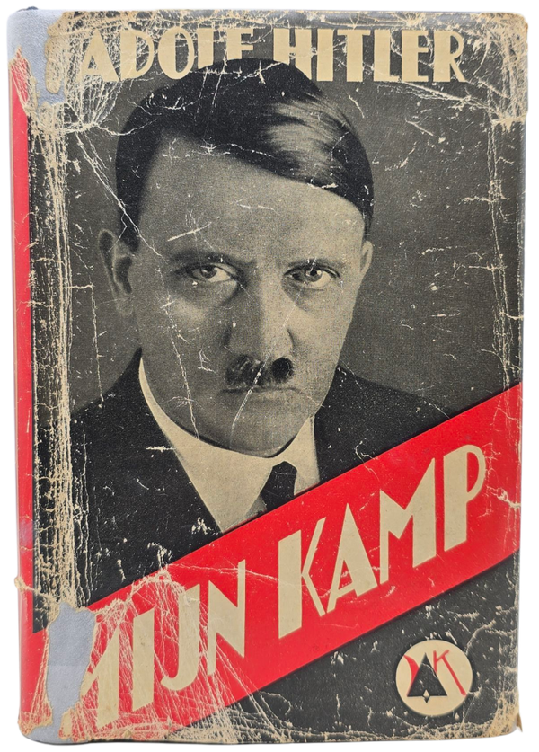 Original WW2 Dutch Book - Mijn Kamp, Adolf Hitler, 5th edition with dustcover