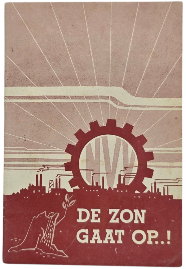 Original WW2 Dutch Collaboration NSB Brochure - NVV De Zon gaat op..! (1941)