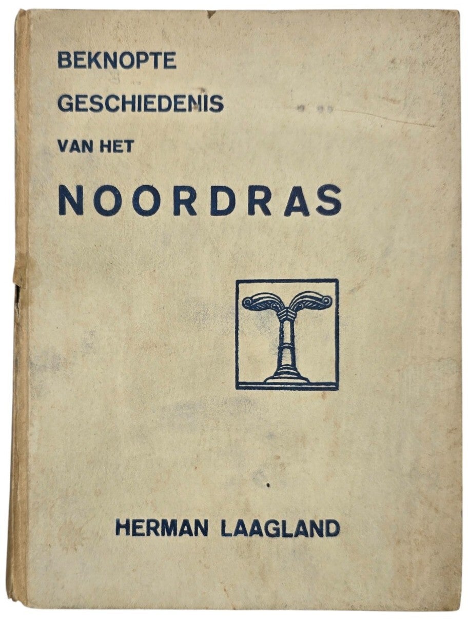 Original WW2 Dutch Collaboration NSB Book - Beknopte Geschiedenis van het Noordras, Herman Laagland (1938)